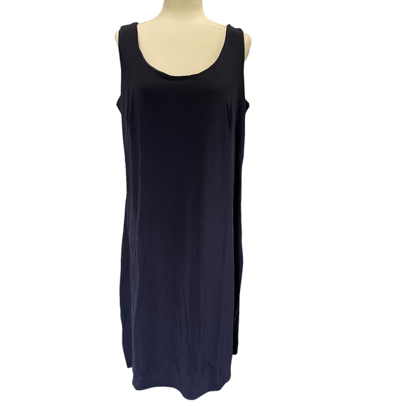 Roaman’s 2pc Navy Dress & Lace Cover Jacket 14W - Picture 3 of 14